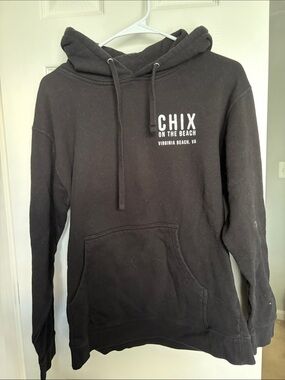 Black Pullover Hoodie - Women